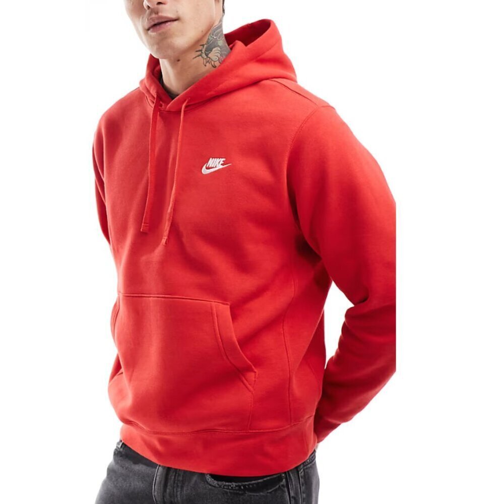 Nike Red Club Hooded Sweatshirt Size XL 41714